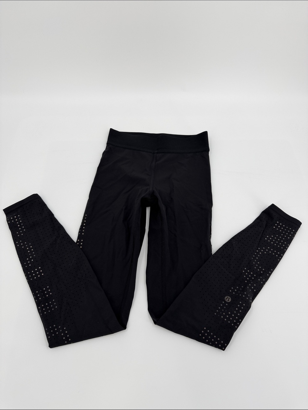 Lululemon Athletica Performance Leggings with Perforated Detail